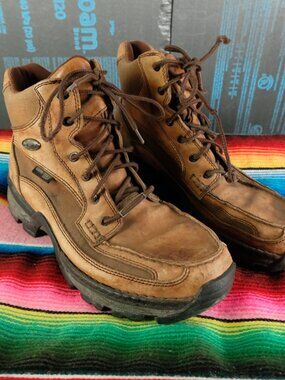 Irish Setter Boots Mens 9 Leather Moc Toe  Ankle Lace Up Hiking Outdoor